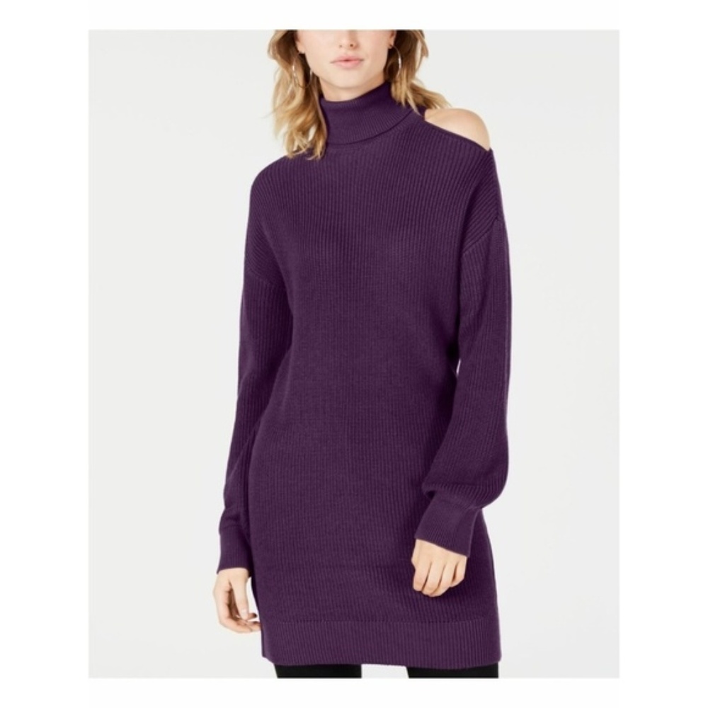 BAR III Cutout Tunic, Dark Purple, Size XL